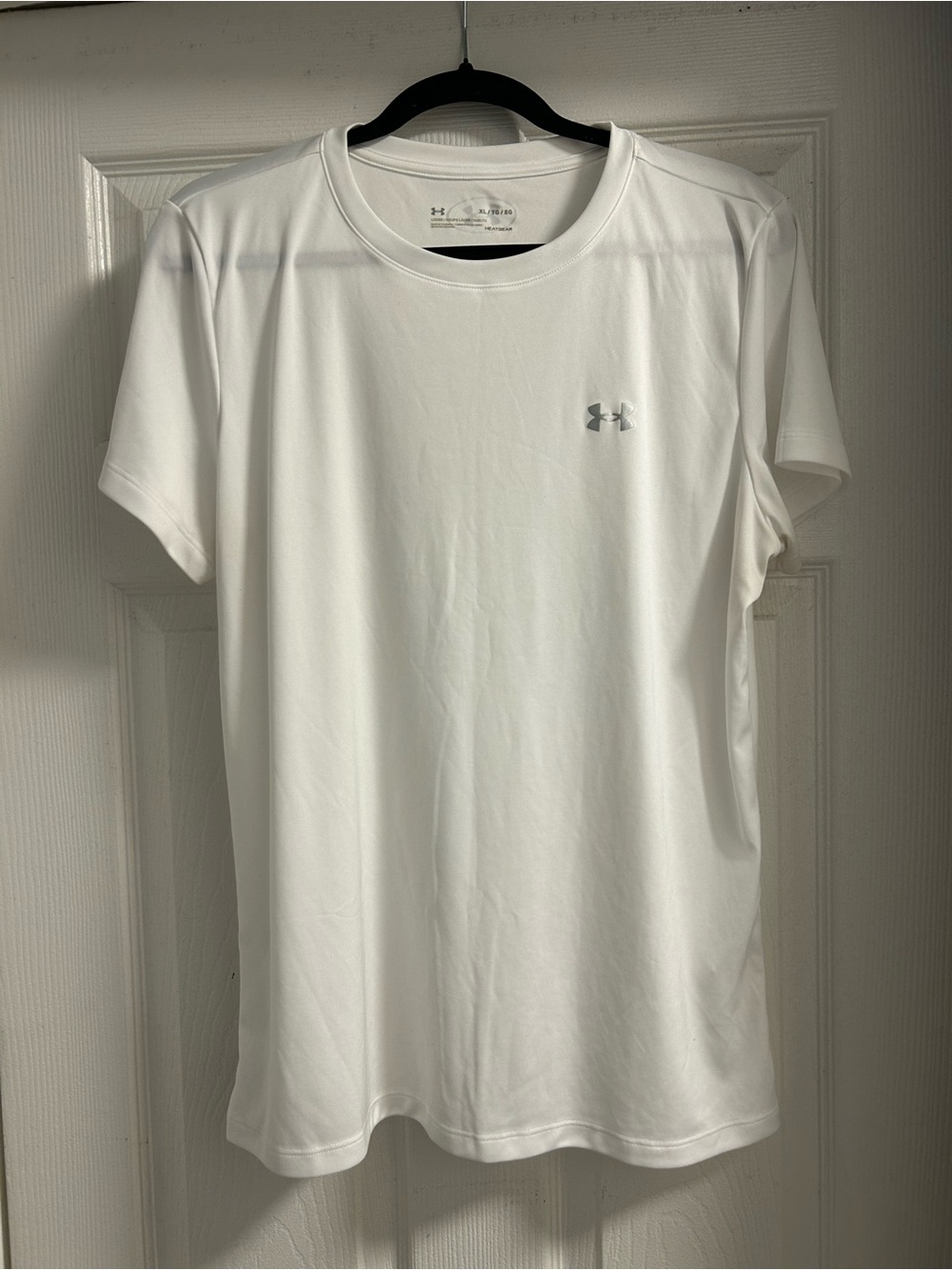 Under Armour White Short Sleeve Performance Tee